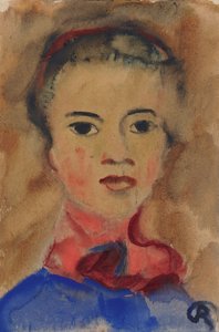Cabeza de niña de Christian Rohlfs
